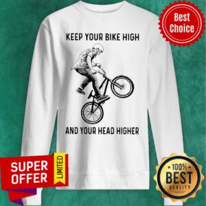 Alternative view of Top Bicycles Keep Your Bike High ANd Your Head Higher Shirt