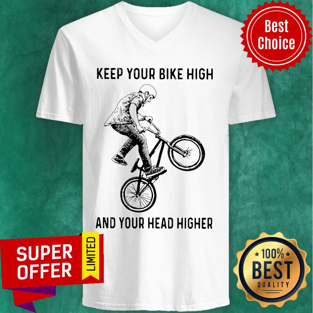 Top Bicycles Keep Your Bike High ANd Your Head Higher Shirt - Image 4