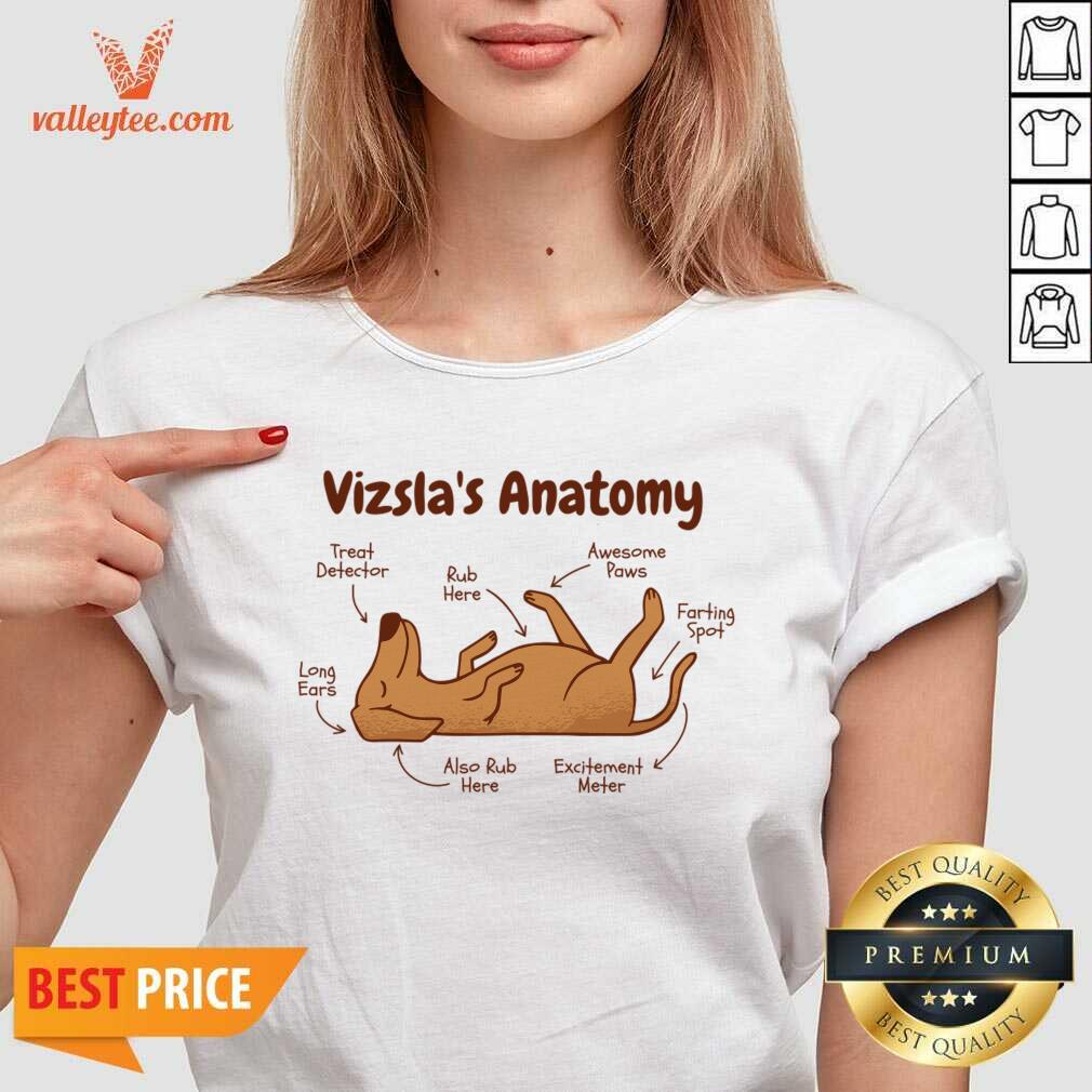 Vizsla's Anatomy Dog Lover Shirt - Image 3