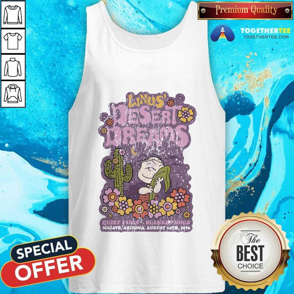 Nice Peanuts Linus Dersert Dreams T-Shirt - Image 2