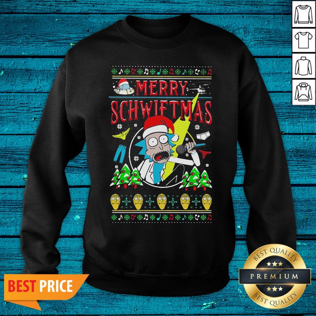 Good Rick Sanchez Sing Merry Schwiftmas 2020 Shirt - Image 3
