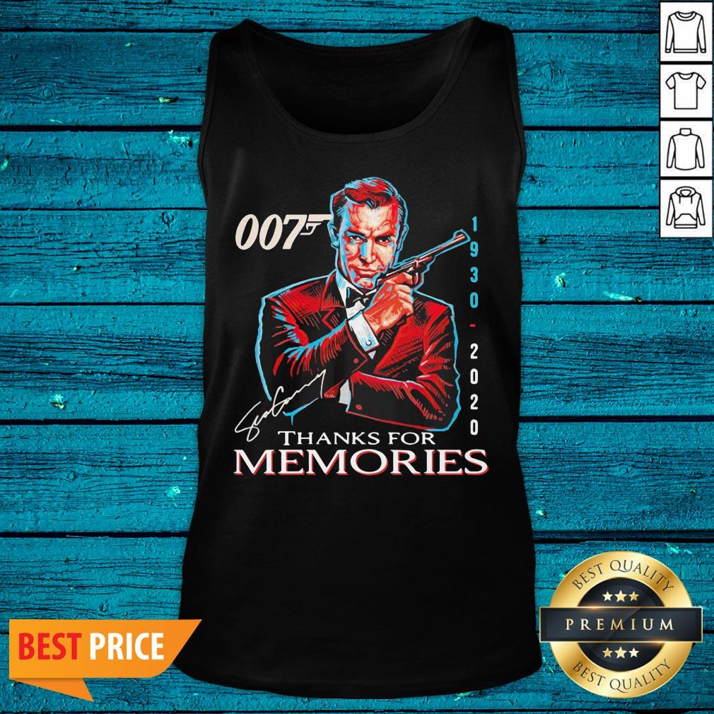 Great Rip Sean Connery 007 1930 2020 Signature Thank You For Memories Shirt - Image 5