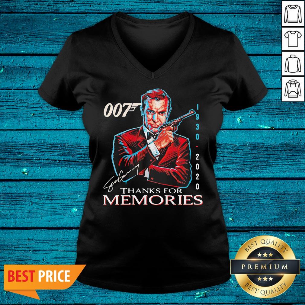 Great Rip Sean Connery 007 1930 2020 Signature Thank You For Memories Shirt - Image 4