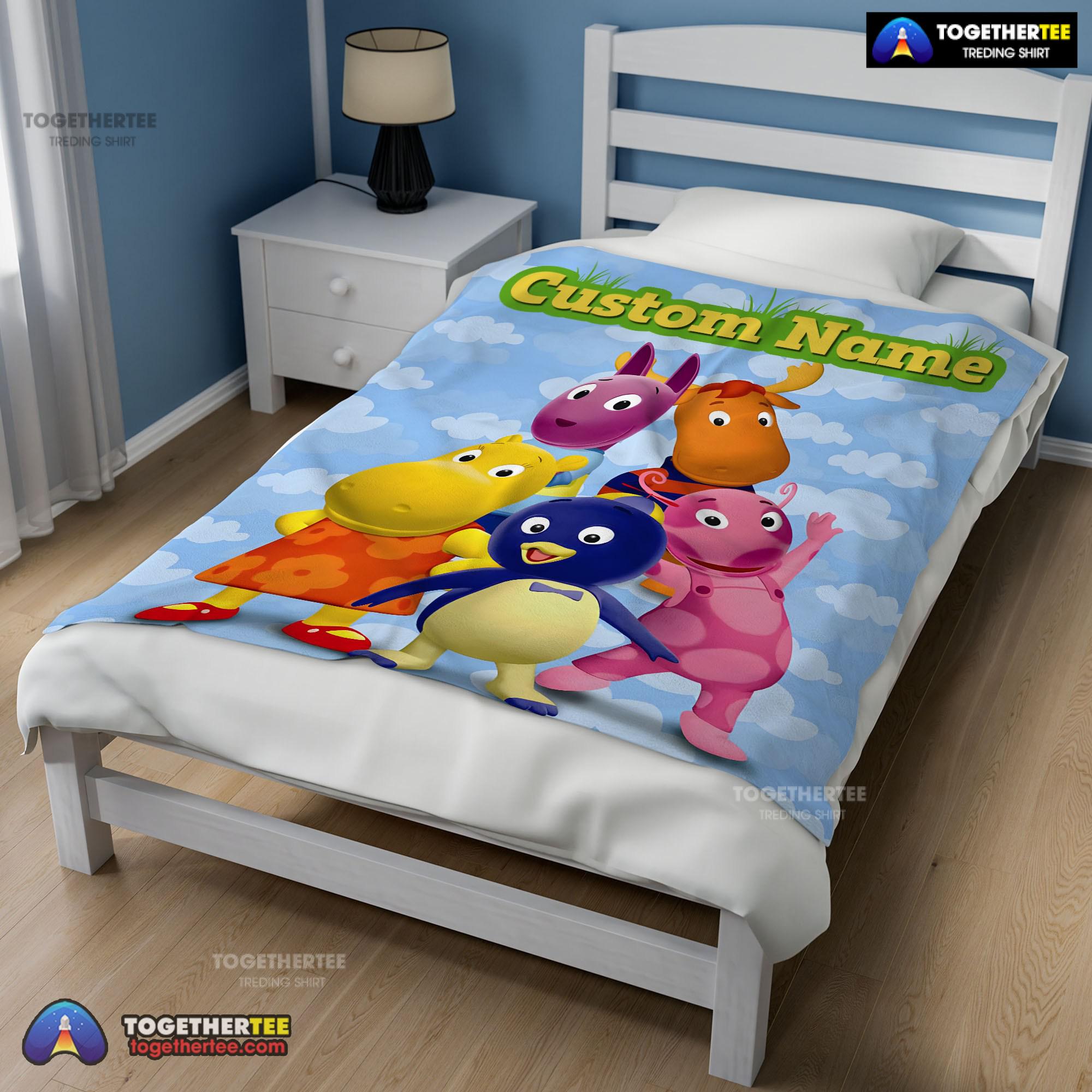 Official Cartoon The Backyardigans With Friends Blanket Fleece Customized Blanket - Image 2