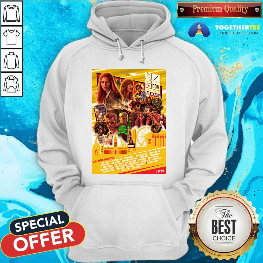 Official Comic Con Manchester Event Poster T-Shirt - Image 2