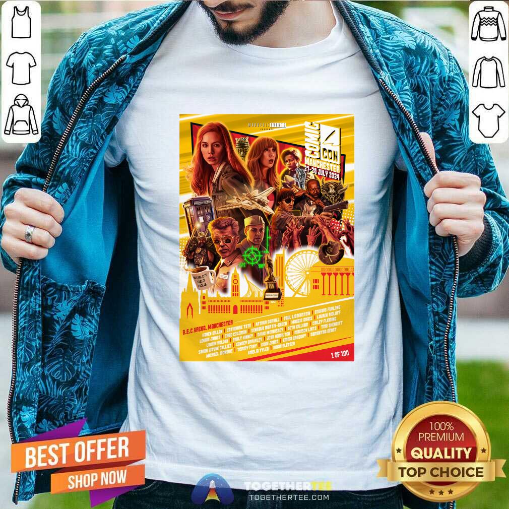 Official Comic Con Manchester Event Poster T-Shirt