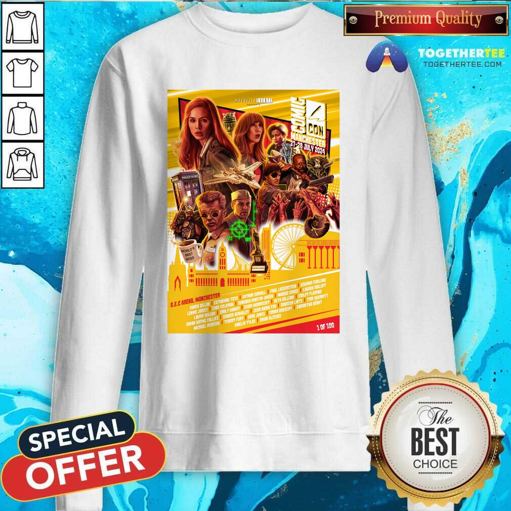 Official Comic Con Manchester Event Poster T-Shirt - Image 5