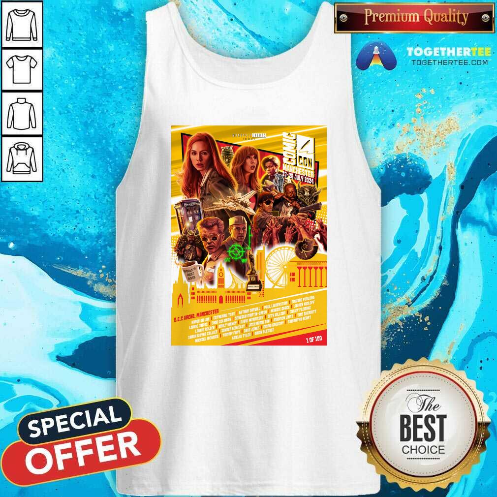 Official Comic Con Manchester Event Poster T-Shirt - Image 3