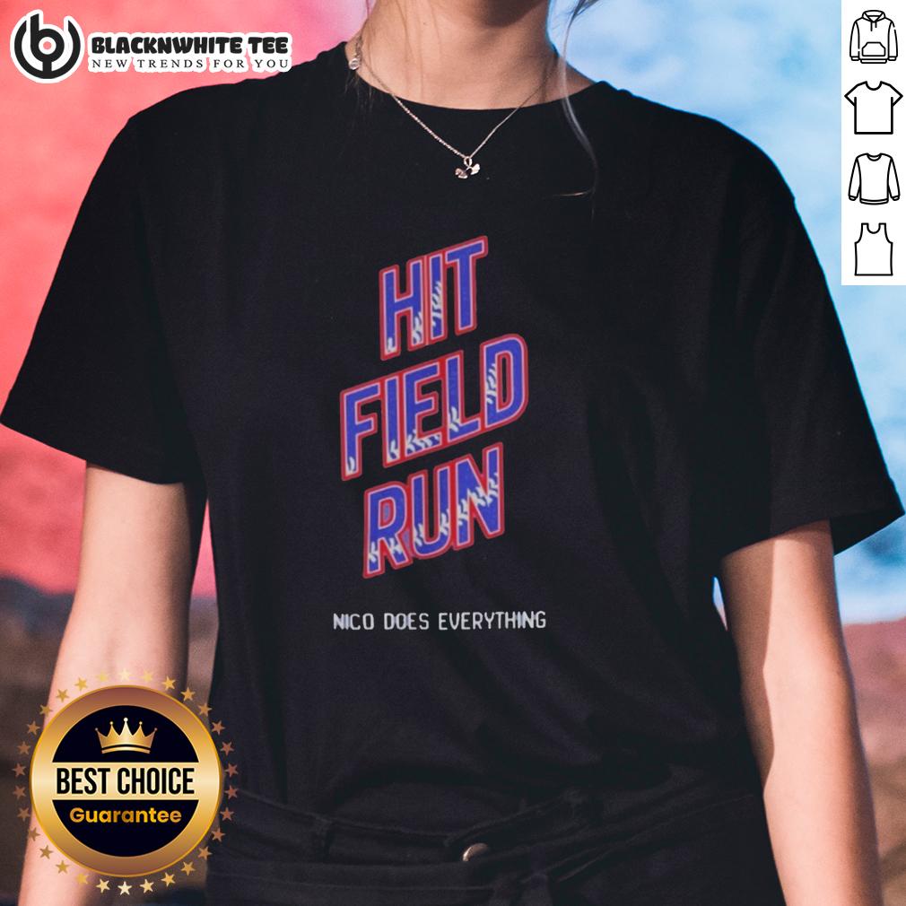 Premium Hit Field Run Nico Does Everything T-Shirt - Image 3