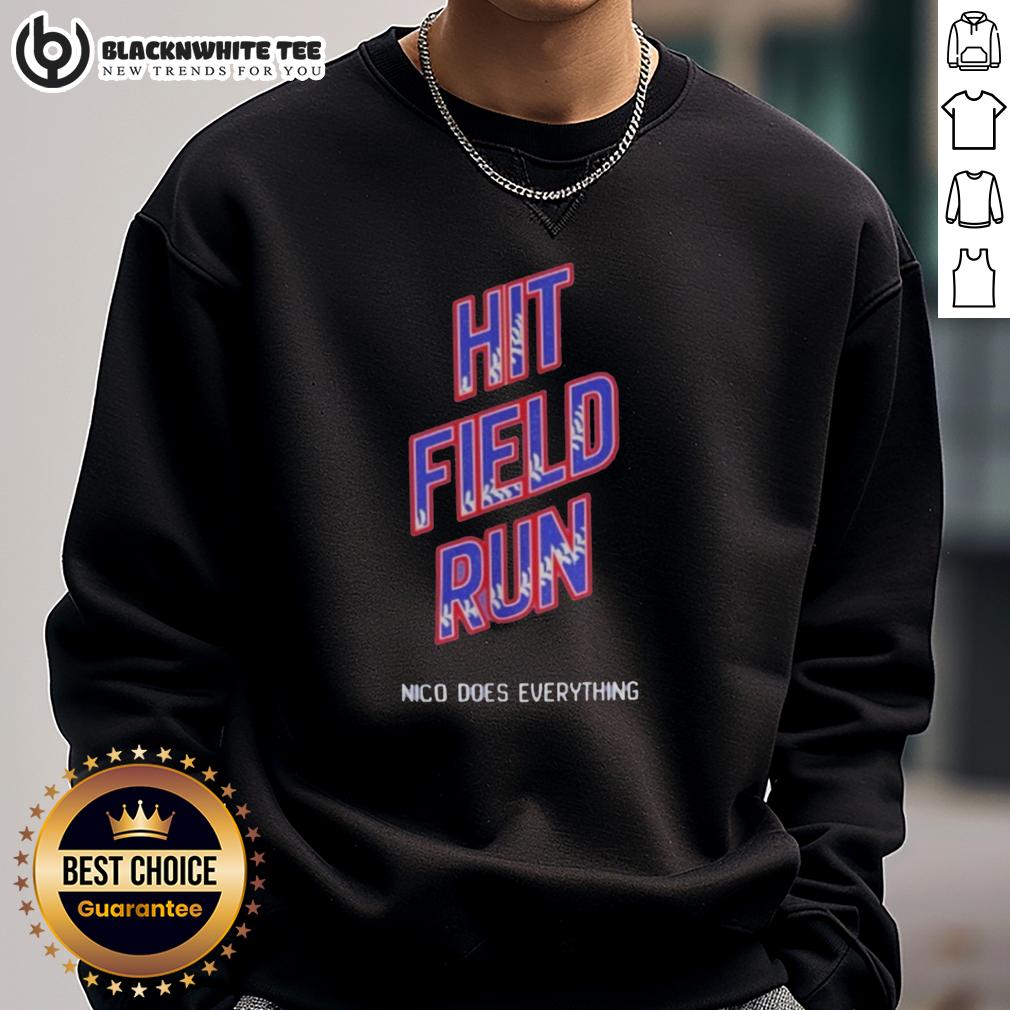 Premium Hit Field Run Nico Does Everything T-Shirt - Image 5