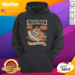 Alternative view of Awesome Procrastinator Cat Shirt