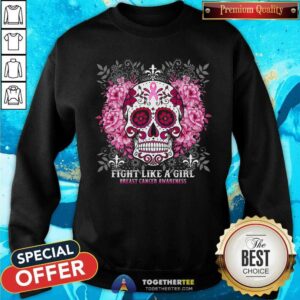 Alternative view of Skul Fight Like A Girl Shirt