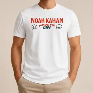 Hot Pretty Noah Kahan Made Me Cry Singer Songwriter Shirt