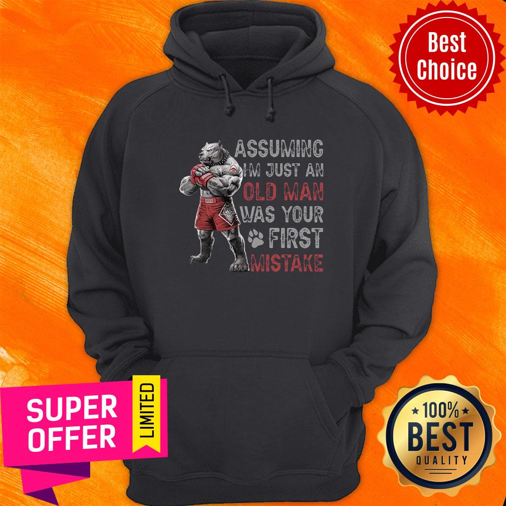 Funny Assuming I'm Just An Old Man Was Your First Mistake Shirt - Image 2
