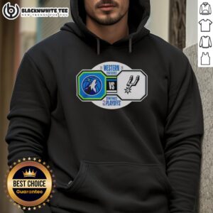 Alternative view of Nice Minnesota Timberwolves Vs San Antonio Spurs 2026 NBA Playoffs Western Conference Semifinals T-Shirt