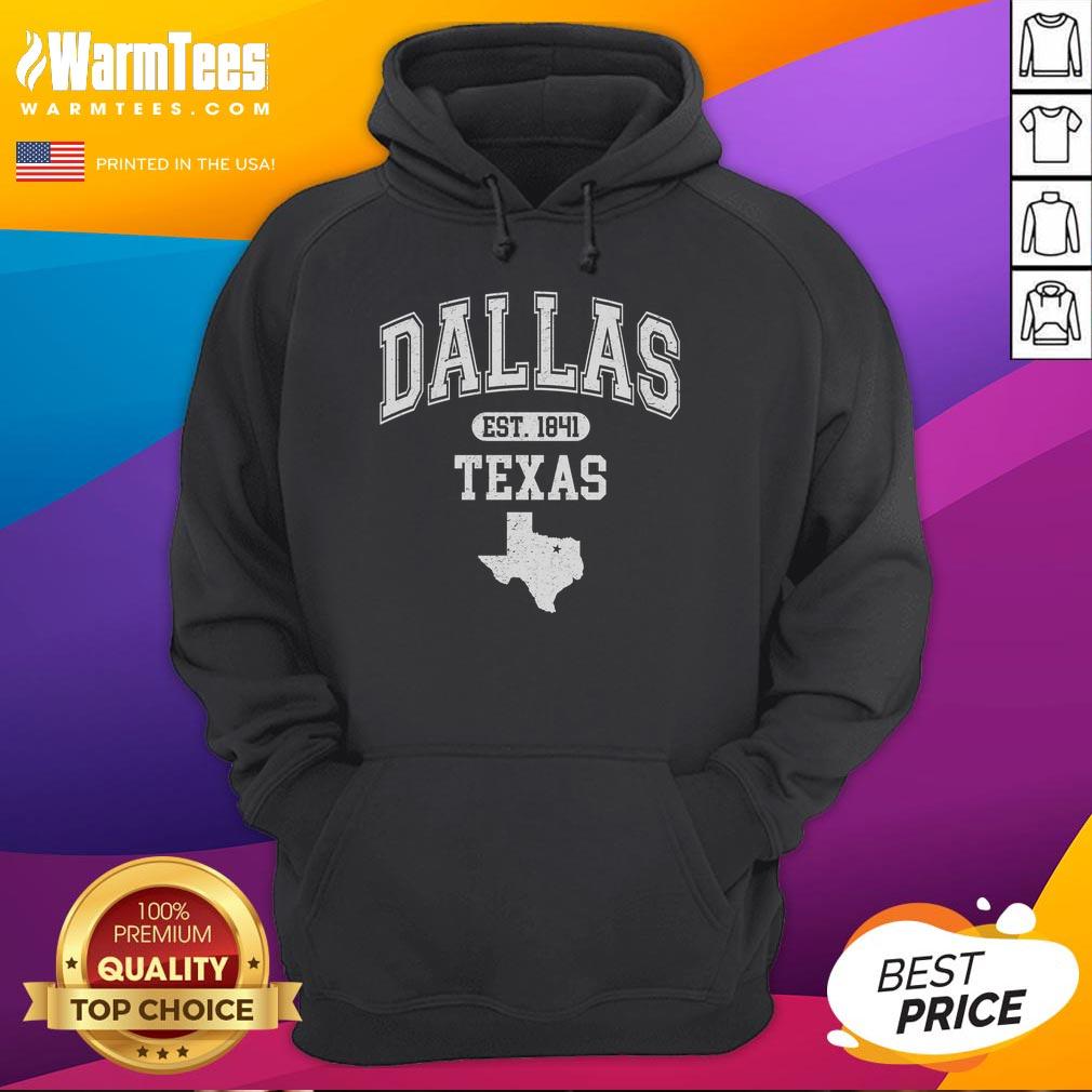 Official Dallas Texas Est 1841 Varsity T-Shirt - Image 2