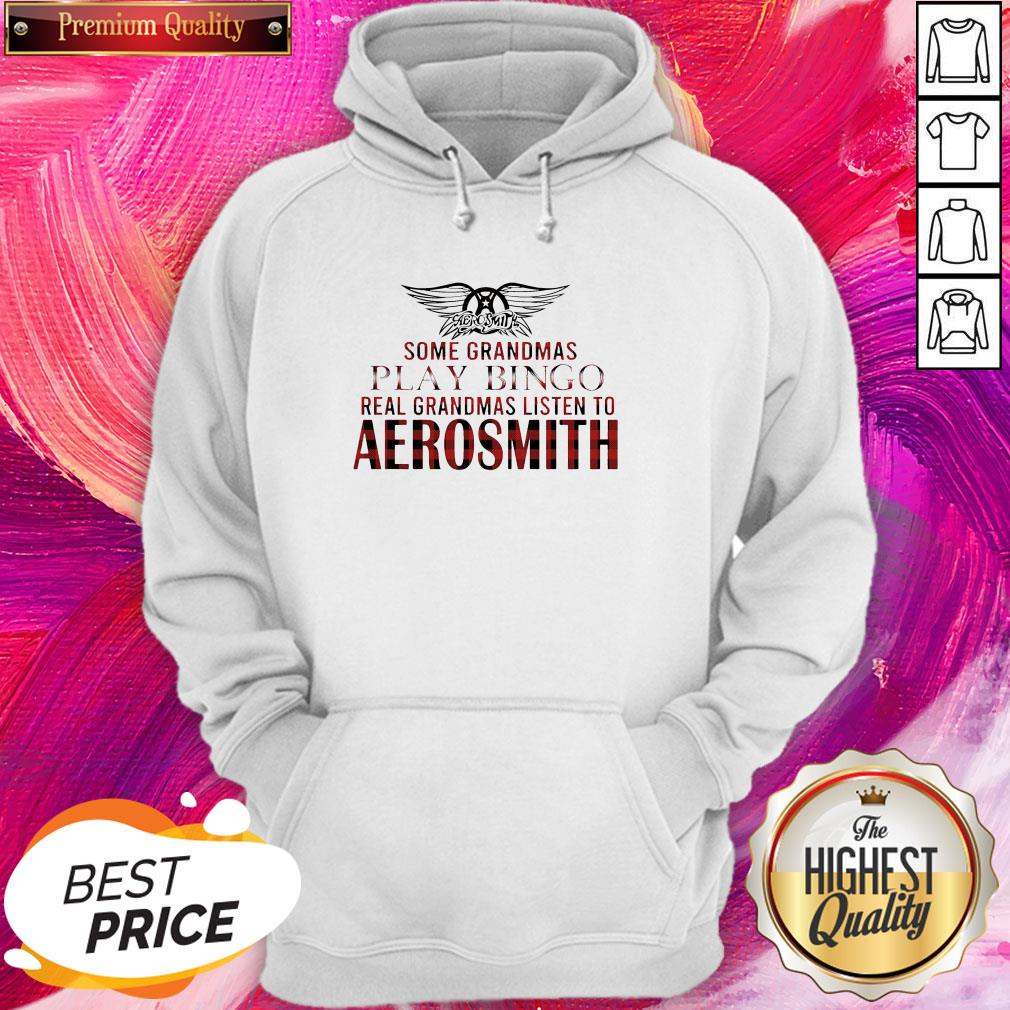 Some Grandmas Play Bingo Real Grandmas Listen To Aerosmith Shirt - Image 3