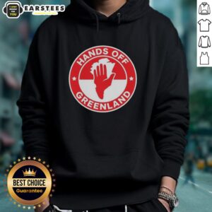 Alternative view of Premium Greenland Hands Off Logo T-Shirt
