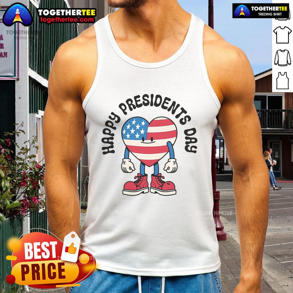Happy Presidents Day America Heart T-Shirt - Image 4