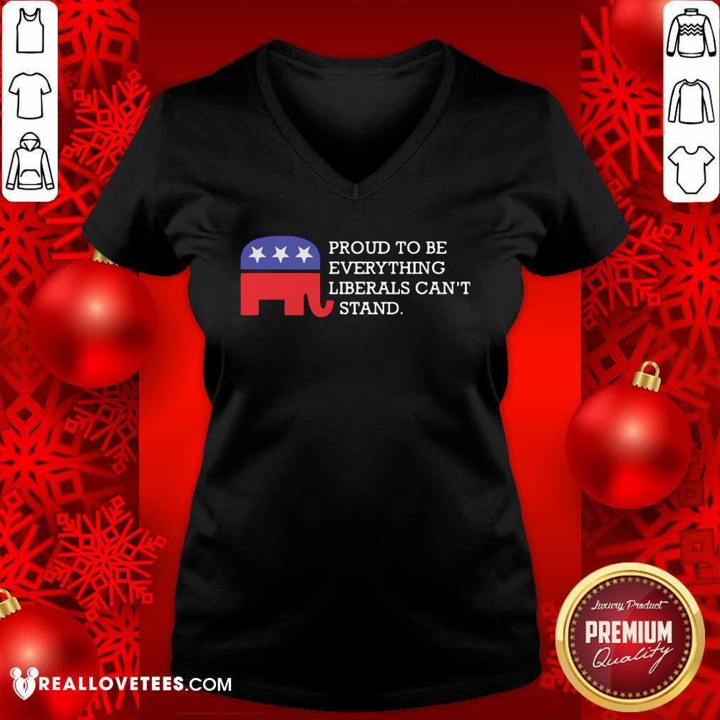 So Proud To Be Everything Liberals Can’t Stand Elephant Election Shirt - Image 5