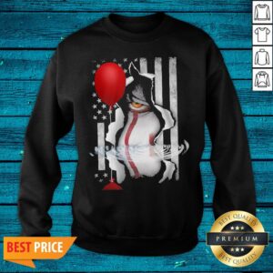 Alternative view of Perfect Pennywise Water Reflection American Flag Shirt
