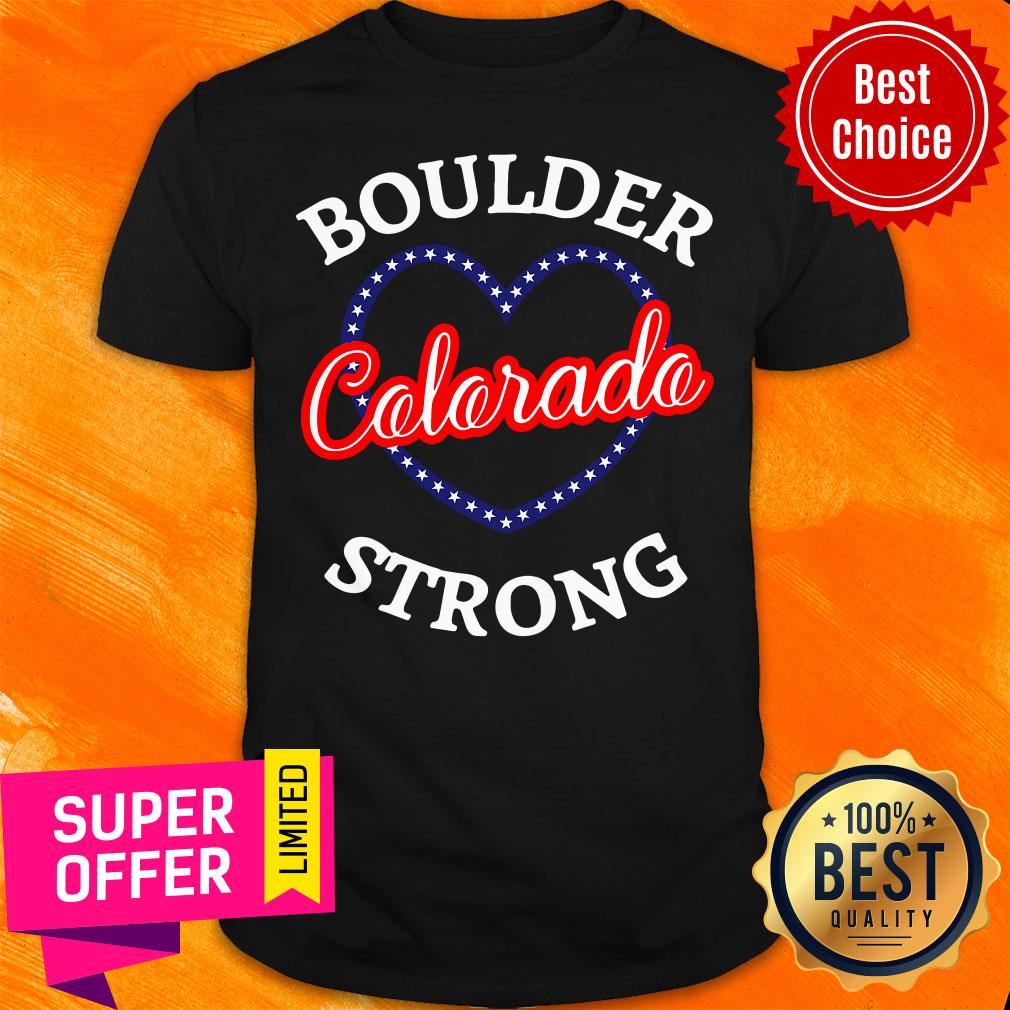 Premium Boulder Colorado Strong Heart Shirt