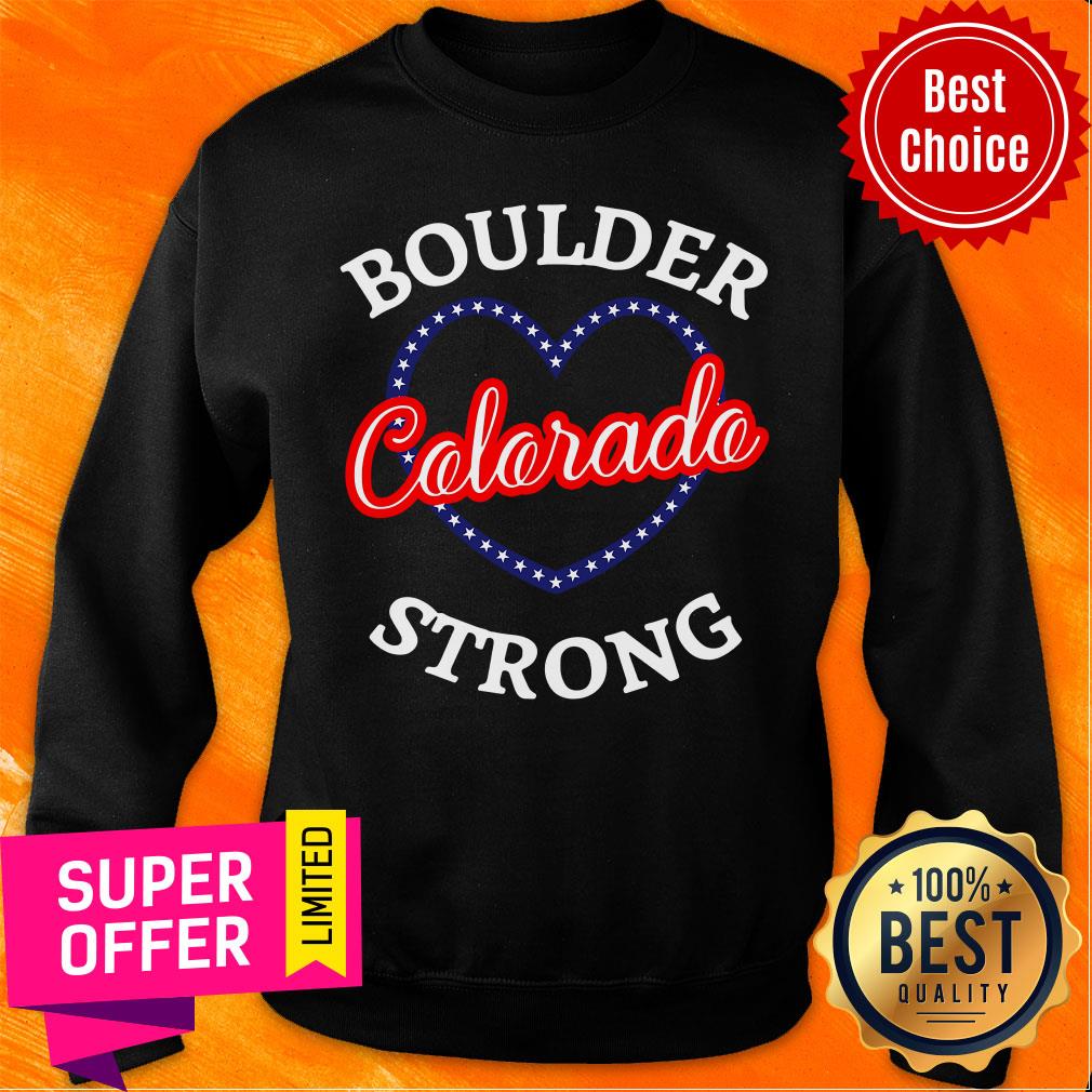 Premium Boulder Colorado Strong Heart Shirt - Image 4
