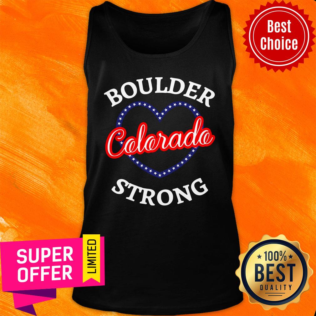 Premium Boulder Colorado Strong Heart Shirt - Image 3