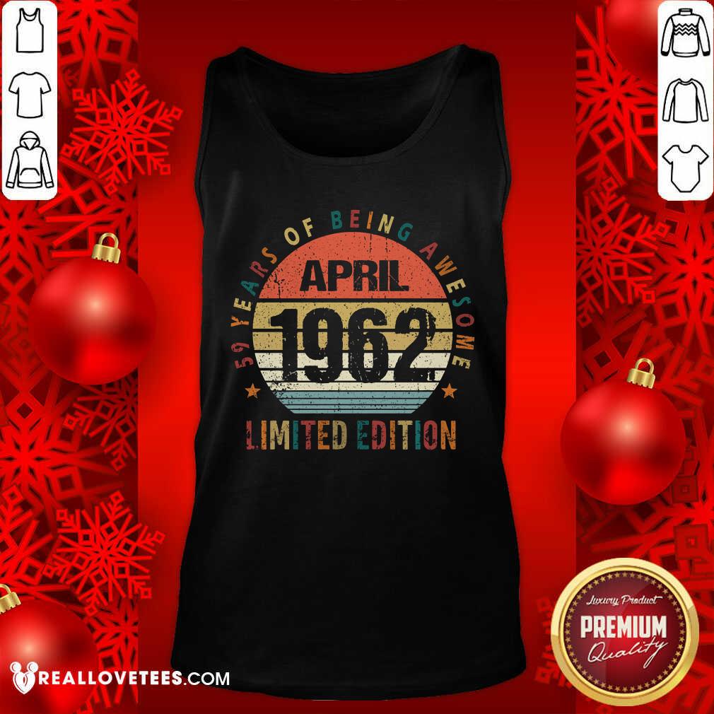 59 Years Of Being Awesome April Limited Edition Shirt - Image 5
