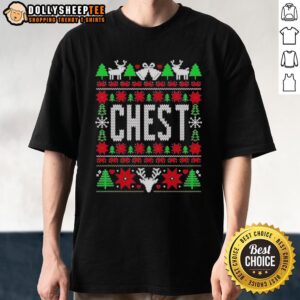 Good Liz Langston Chest Christmas T-Shirt
