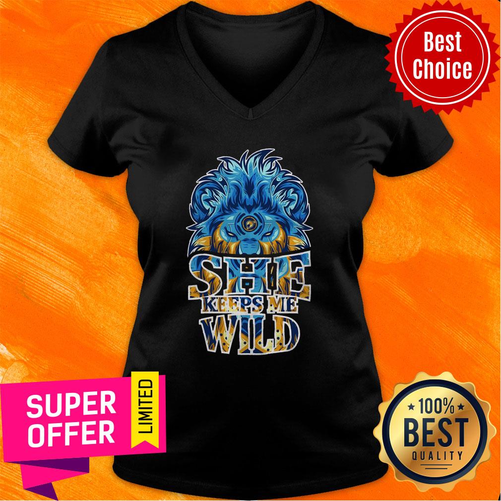 Lion She Keep Me Wild Shirt - Image 2