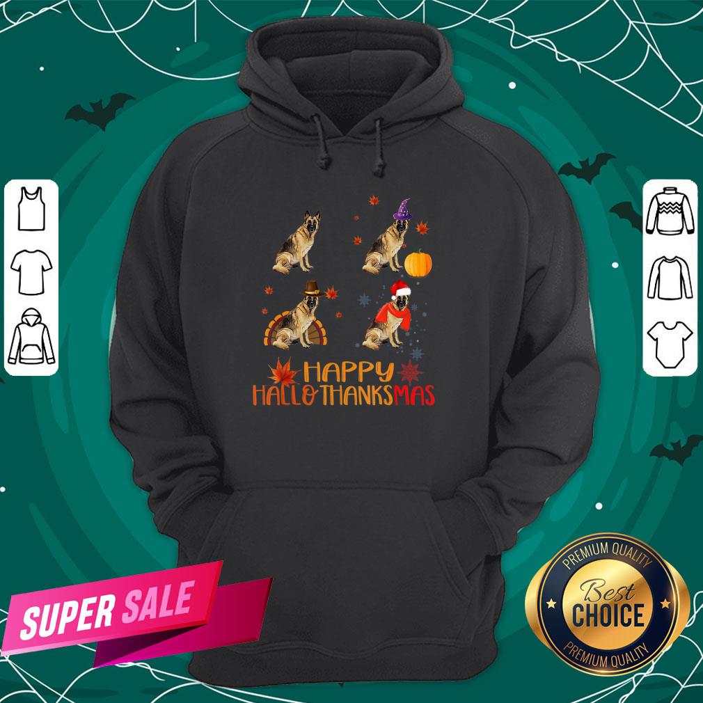 Nice German Shepherd Happy Hallothanksmas Shirt - Image 5