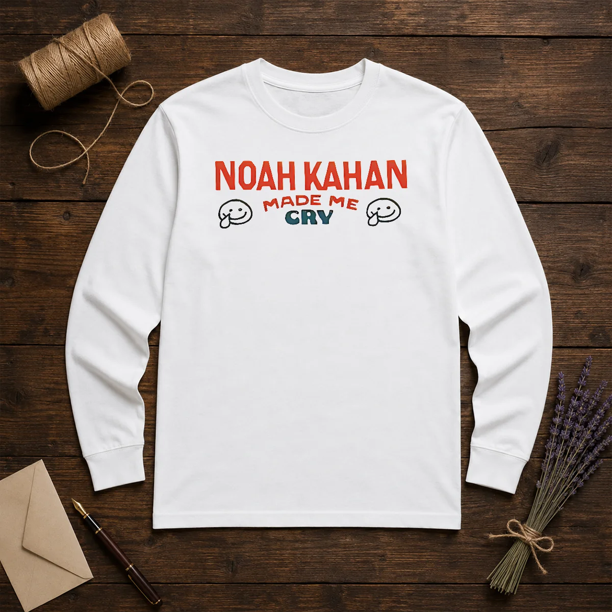 Premium Noah Kahan Made Me Cry Singer Songwriter Shirt - Image 5