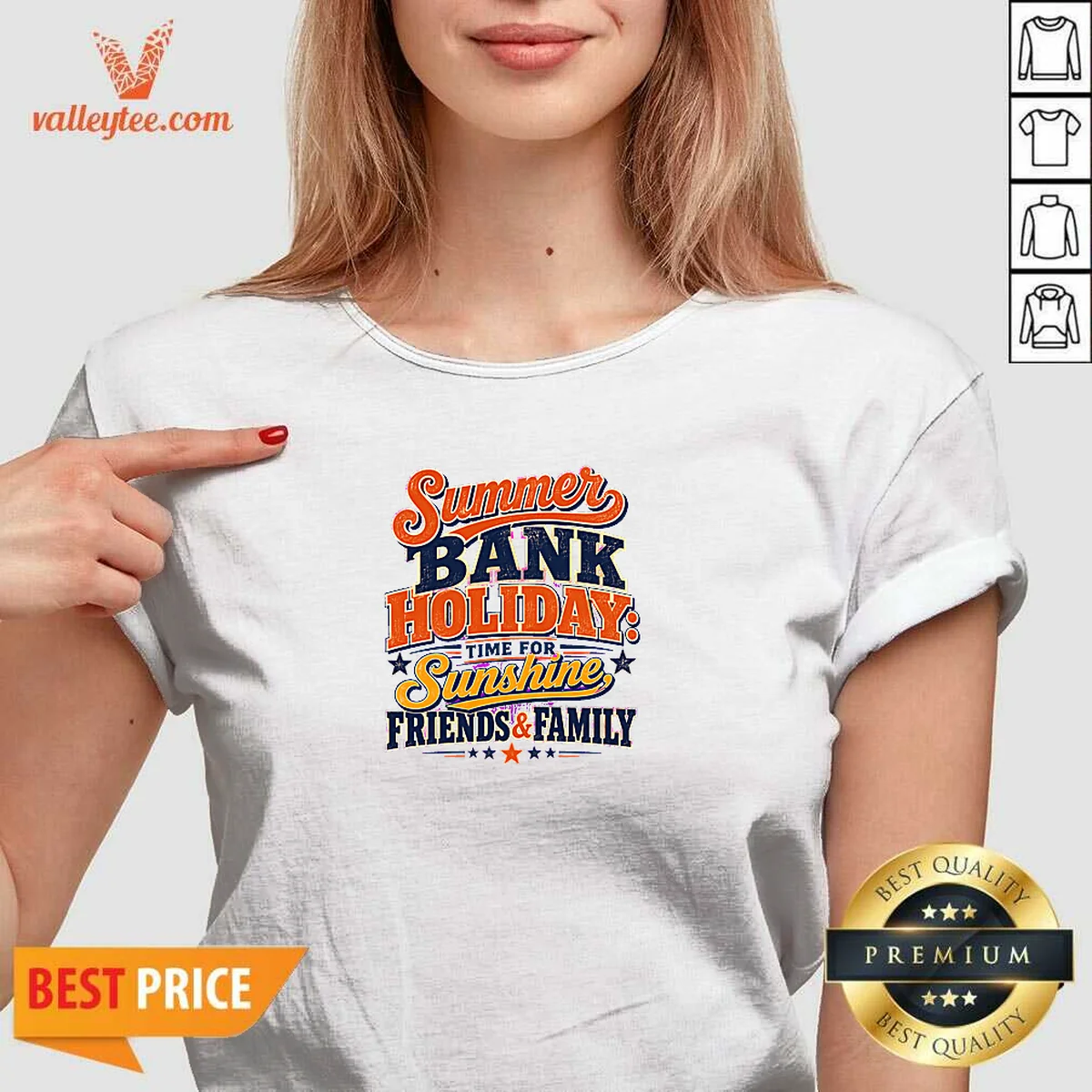 Funny Summer Bank Holiday Vintage Family Gatherings Shirt - Image 2