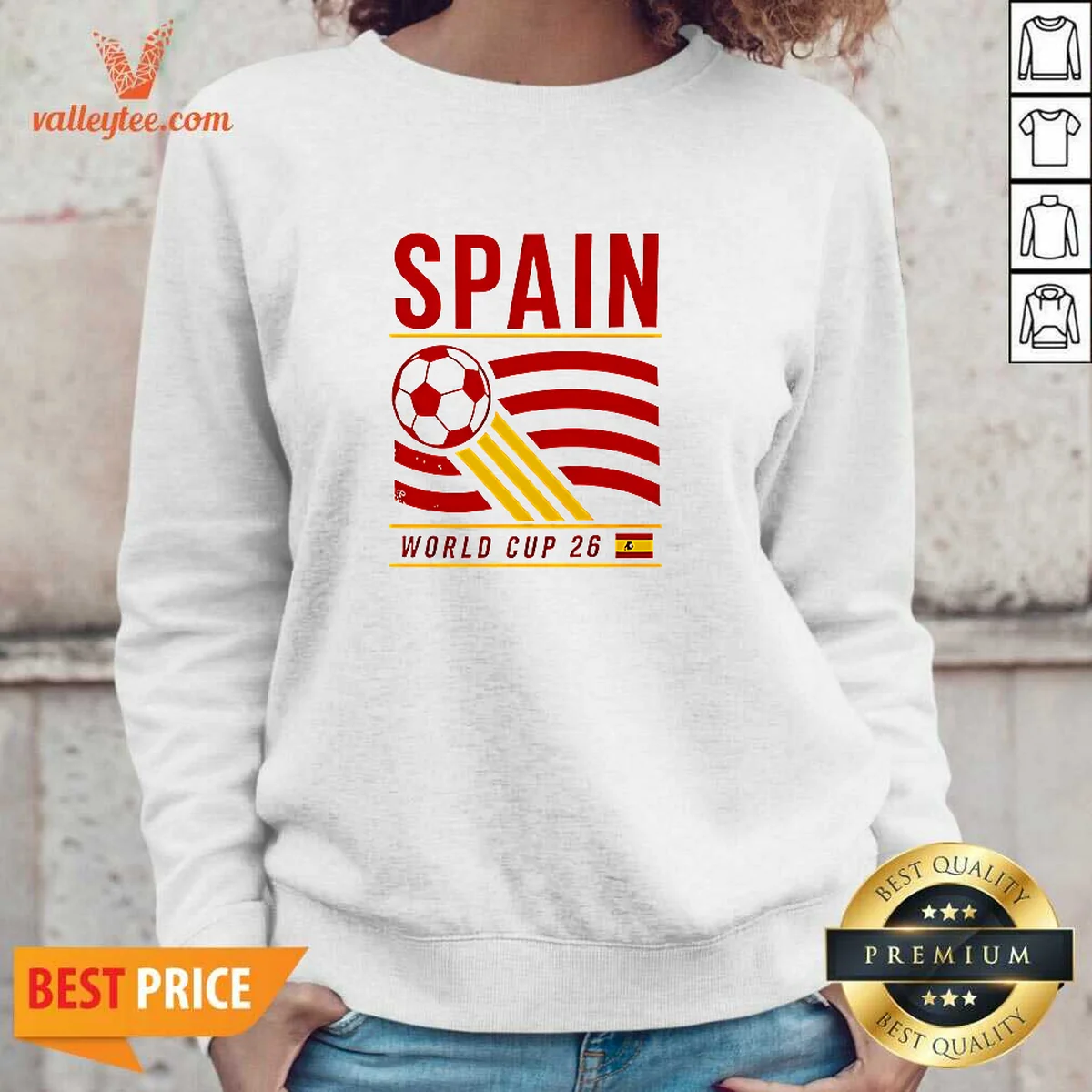Premium Spain National Football Team World Cup 26 Soccer Team Shirt - Image 5