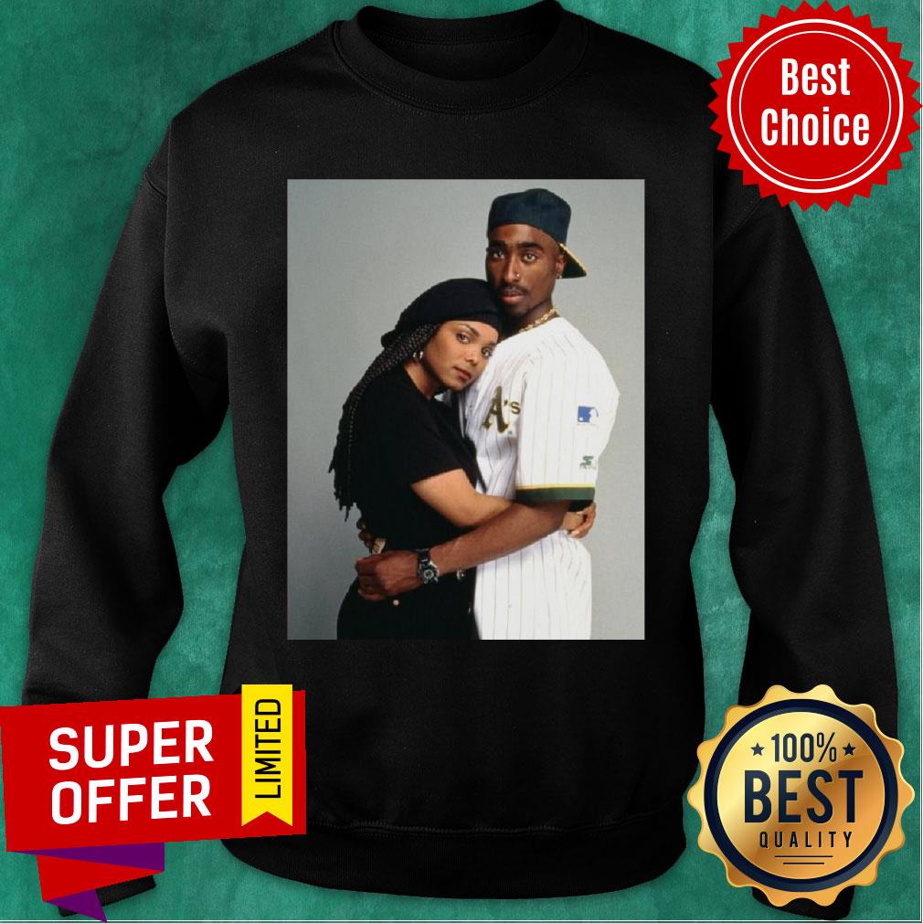 Janet Jackson And Tupac Shakur 2Pac Poetic Justice Shirt - Image 5