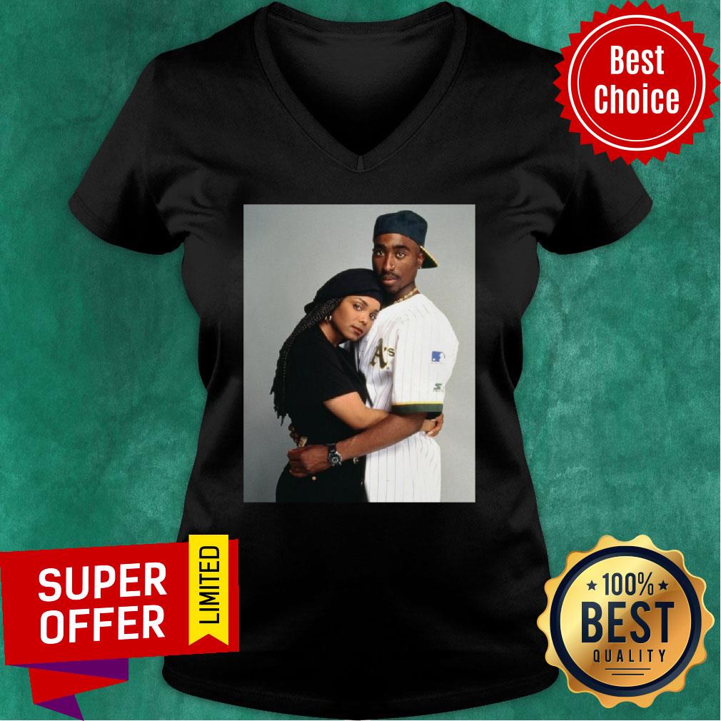 Janet Jackson And Tupac Shakur 2Pac Poetic Justice Shirt - Image 3