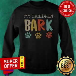 Alternative view of Official My Children Bark Finn Milo Lucy Shirt