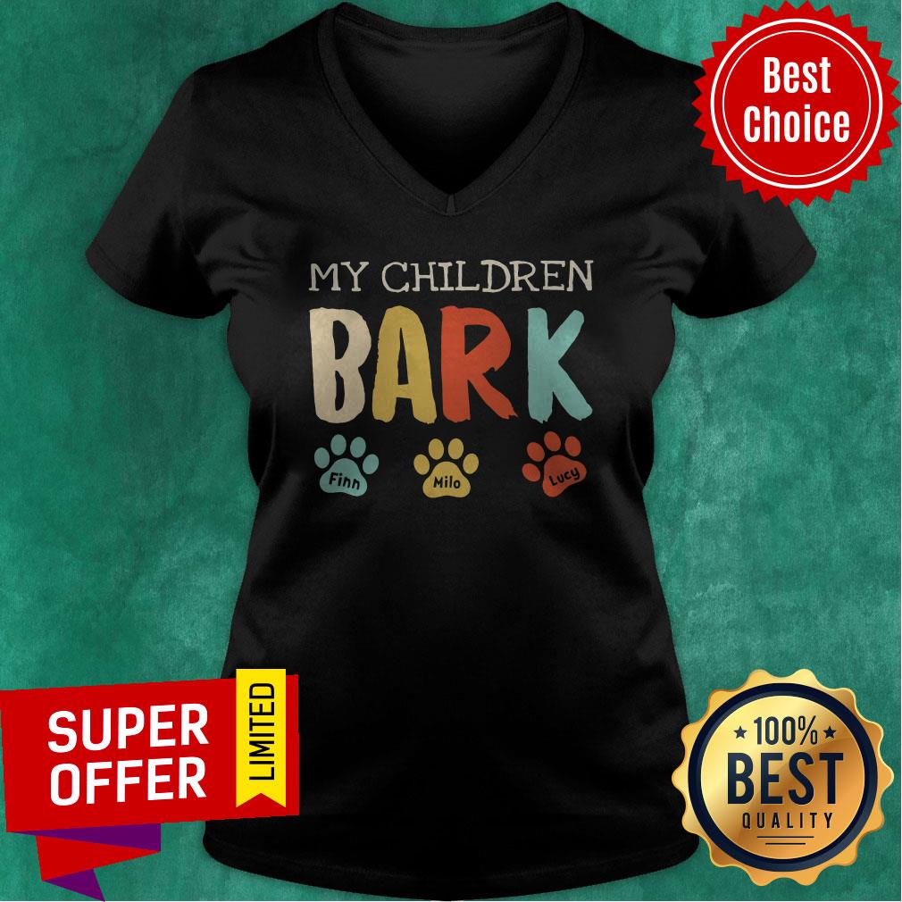 Official My Children Bark Finn Milo Lucy Shirt - Image 4