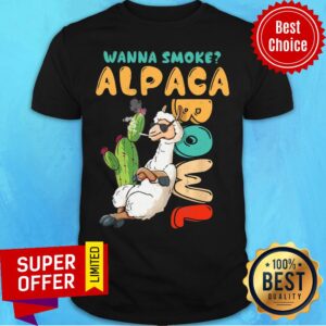 Catus Sheep Wanna Smoke Alpaca Bowl Shirt