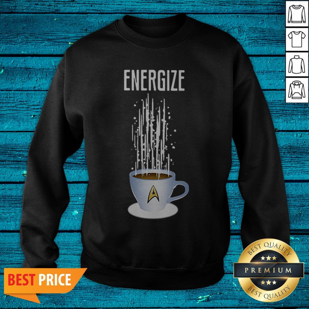 Top Energize Star Trek Coffee Shirt - Image 2