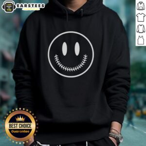 Alternative view of Nice Baseball Smiley Face T-Shirt