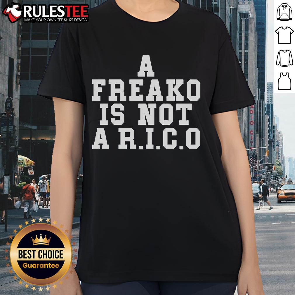 Official A Freako Is Not A Rico T-Shirt - Image 3