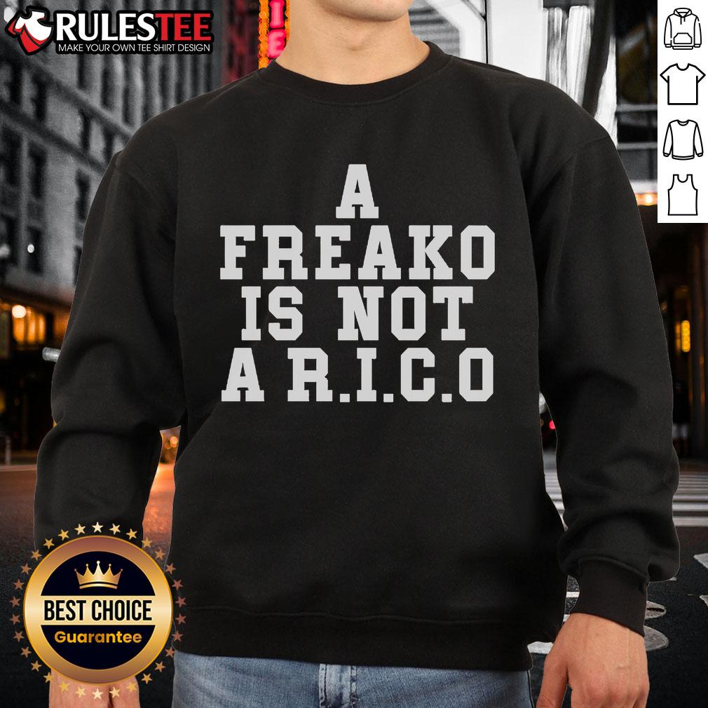 Official A Freako Is Not A Rico T-Shirt - Image 5