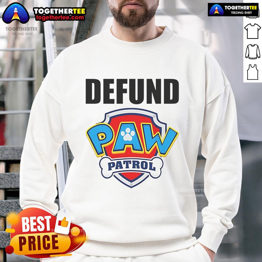 Official Defund Paw Patrol Logo T-Shirt - Image 5
