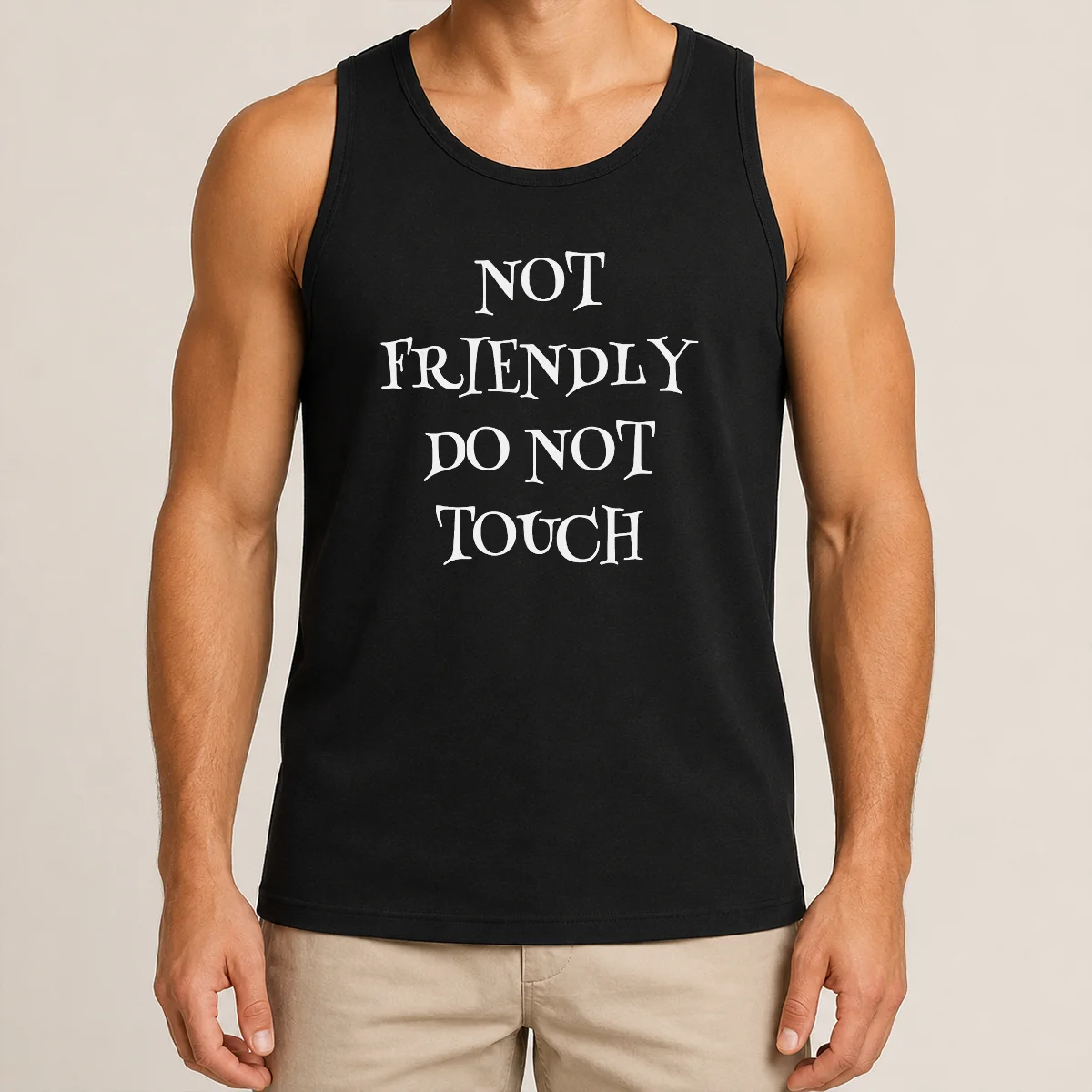 Funny Not Friendly Do Not Touch Shirt - Image 3