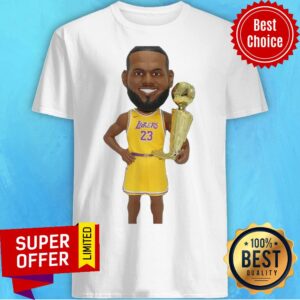 Premium James Lakers NBA Champs Bobblehead Shirt