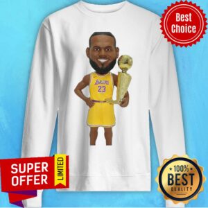 Alternative view of Premium James Lakers NBA Champs Bobblehead Shirt