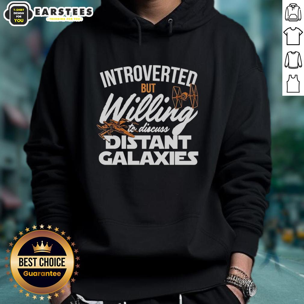Nice Introverted But Willing To Discuss Distant Galaxies Star Wars-Themed T-Shirt - Image 2