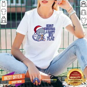 Alternative view of Cute Meowy Christmas A Happy New Year Gift T-Shirt